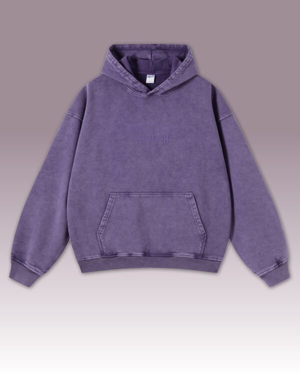 Bluza oversize z kapturem <br>You Are Enough <br>Haft, Efekt sprania